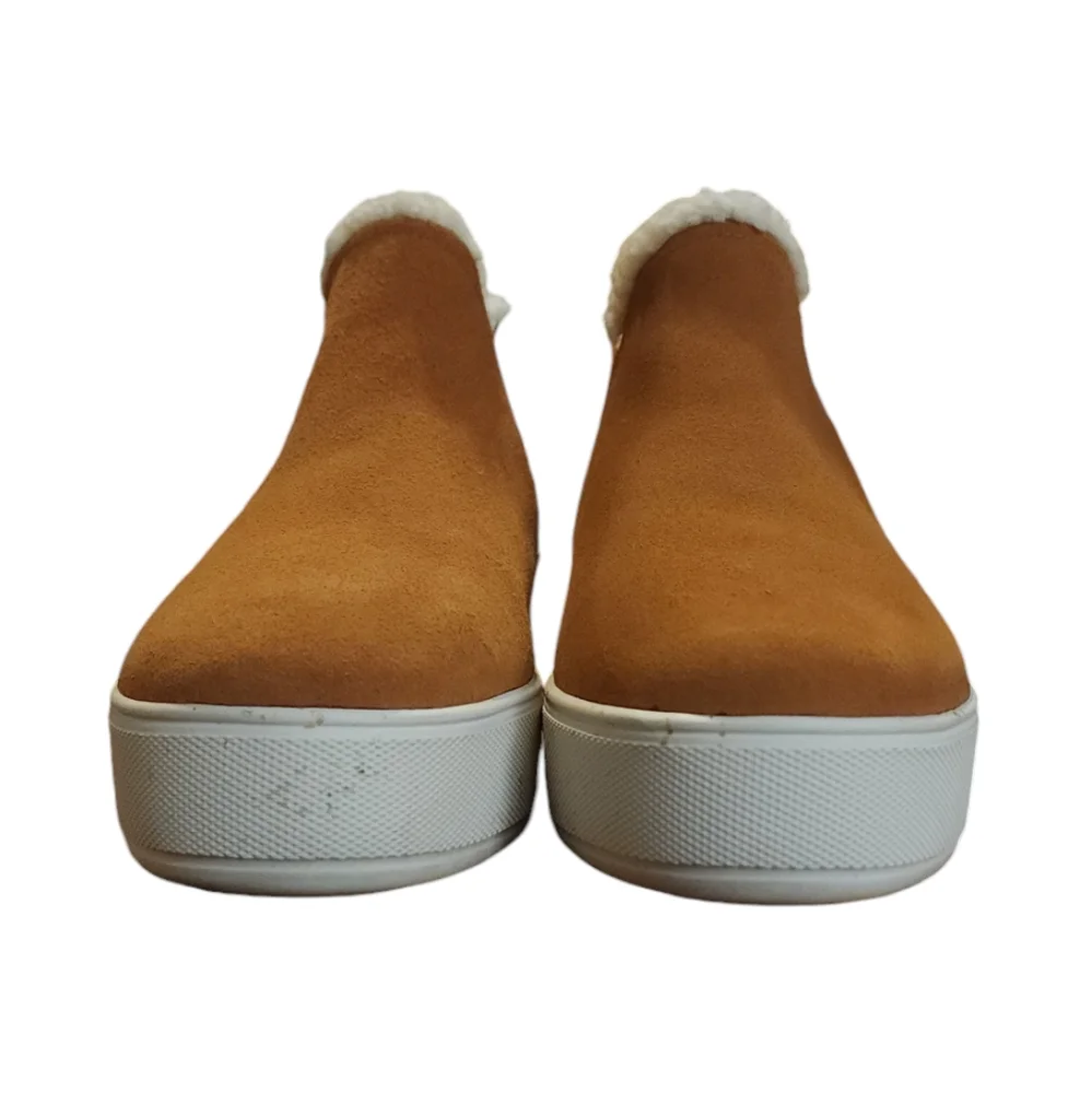 J/Slides Magic Boot Cognac Waterproof Suede Women's Size 8.5 - Picture 4 of 8